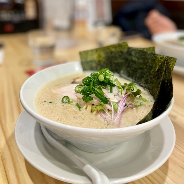 「濃厚鶏白湯そば/のり5枚」@麺将 松風の写真