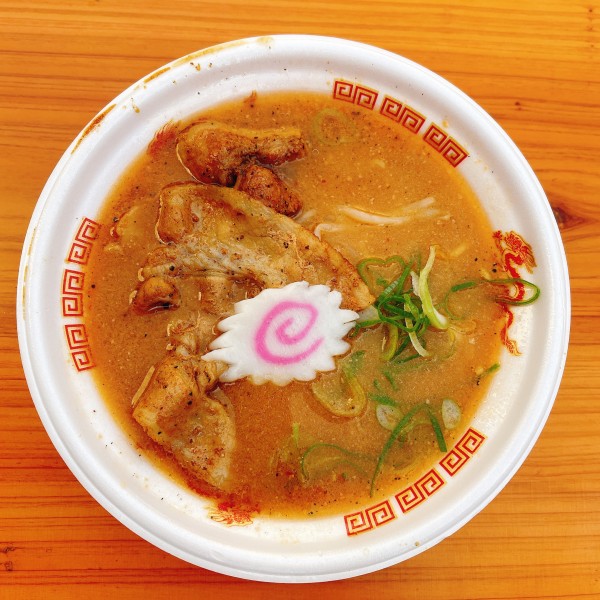 「濃厚味噌炎・炙肉盛りそば」@大つけ麺博 2022の写真