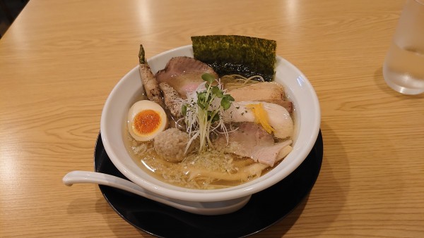 「特製塩そば1320円」@おとなの塩sobaの写真