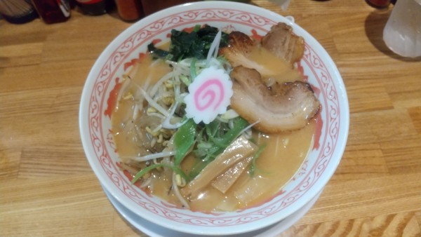 「味噌ラーメン850円」@らーめんひんま 鳥取駅前サンロード店の写真