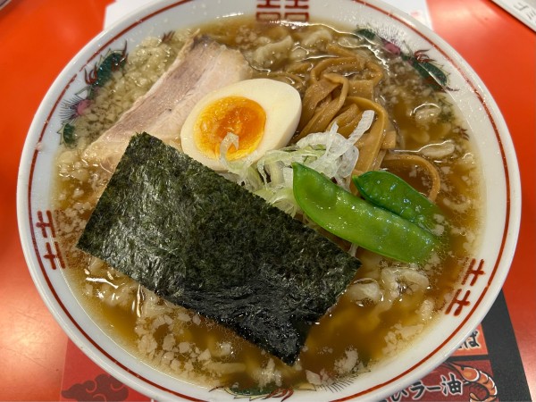 「朝ラー 太麺」@太平楽 泉店の写真
