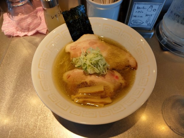 「追い節中華そば（白だし）800円」@麺や くろえもんの写真
