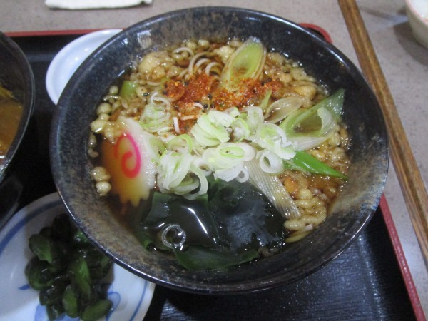 「ミニたぬき蕎麦とミニカレー丼set 900円」@蕎麦処 とさきやの写真