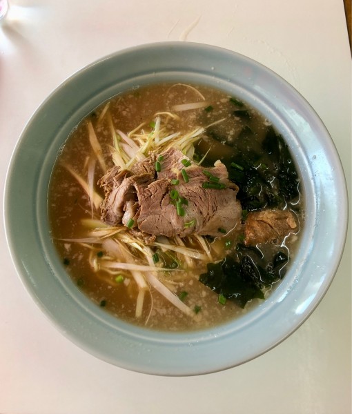 「ネギラーメン中(800)」@ラーメンショップ 国立店の写真