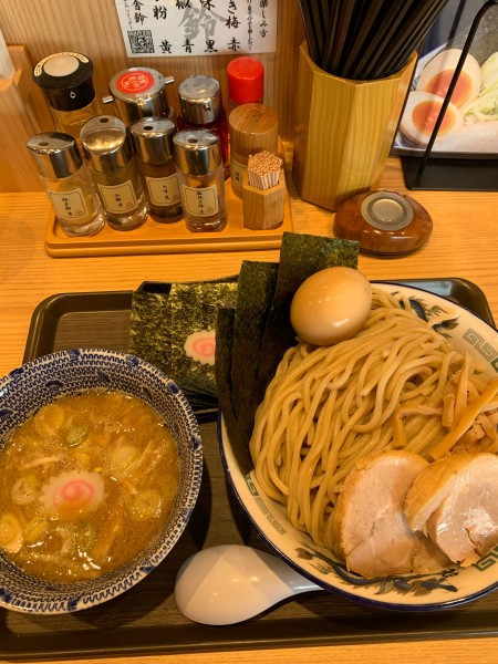 「期間限定　特製つけ麺大盛、のりトッピング」@舎鈴 熊谷店の写真