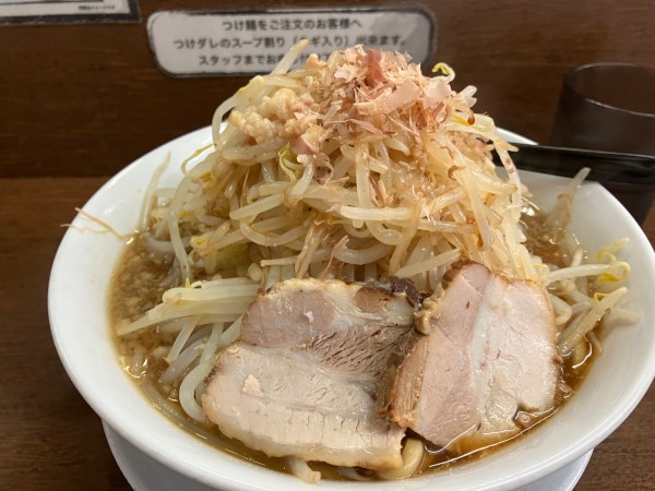 「ラーメン大盛り」@ラーメン つけ麺 笑福 南森町店の写真