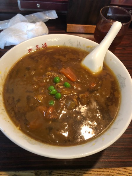「カレーそば650円」@中華料理 や志満の写真