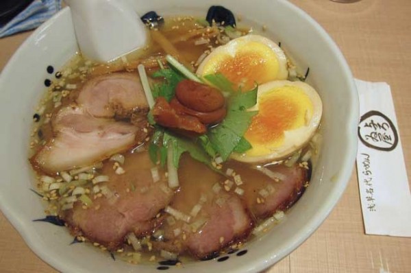 「梅しおらーめん　1,000円＋チャーシュー増し　250円他」@与ろゐ屋の写真