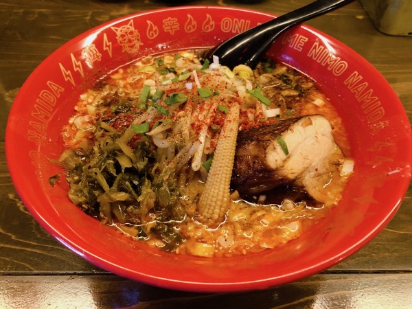 「シビカラ味噌らー麺（900円）」@シビカラ味噌らー麺 鬼の目にも涙の写真