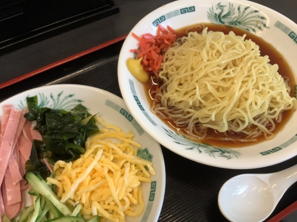 「黒酢しょうゆ冷やし麺　600円」@日高屋 小田原店の写真