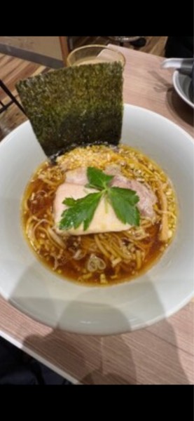 「醤油鶏そば」@中華そば ムタヒロ 拝島駅店の写真