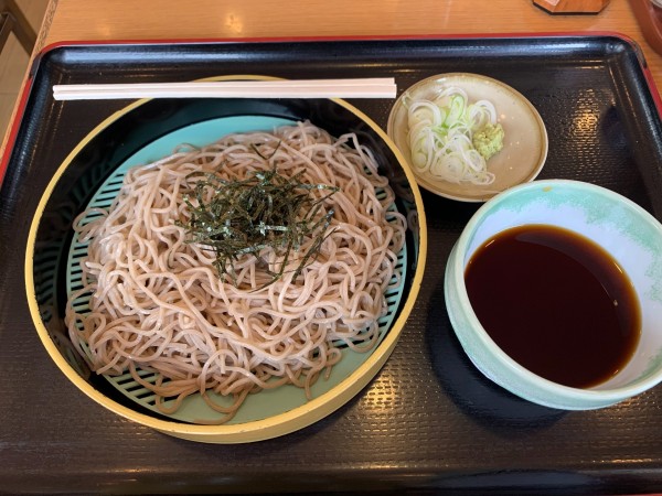 「ざるそば360+大盛り100=460円」@山田うどん 北中店の写真