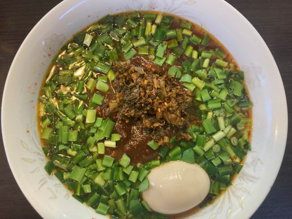 「にらそば（大盛り）」@らーめん 竜屋の写真