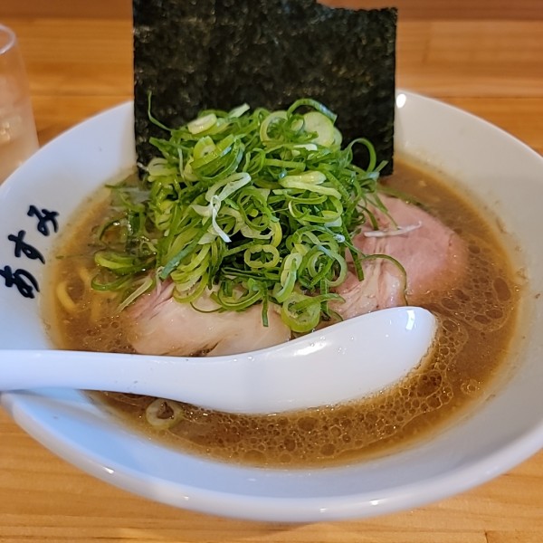 「らぁ麺＋九条ねぎ」@麺や あすみの写真