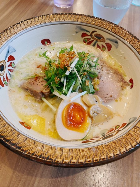 「塩クリーミー豆乳麺」@らーめん 仙松の写真