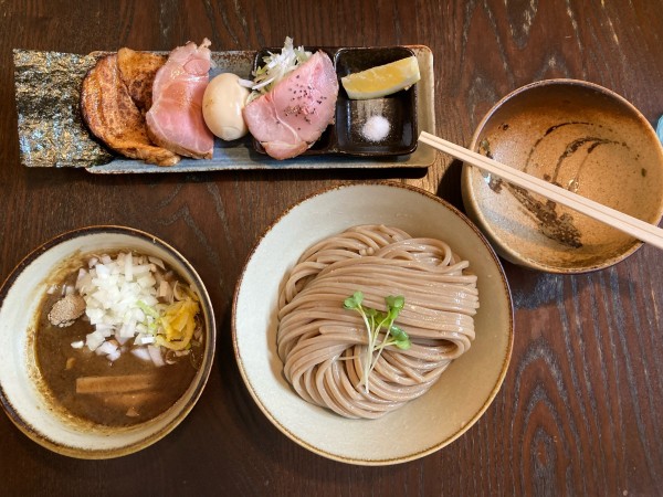 「汁並つけ麺中　特製TP」@麺屋みつば＋クローバーの写真