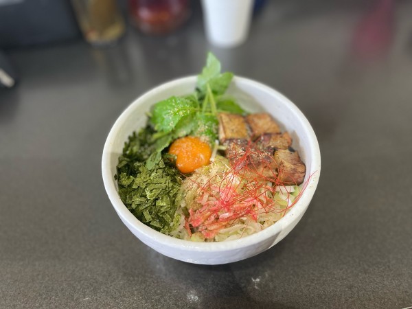 「塩混ぜそば」@らーめん まぜそば てっぺん 天白原分店の写真