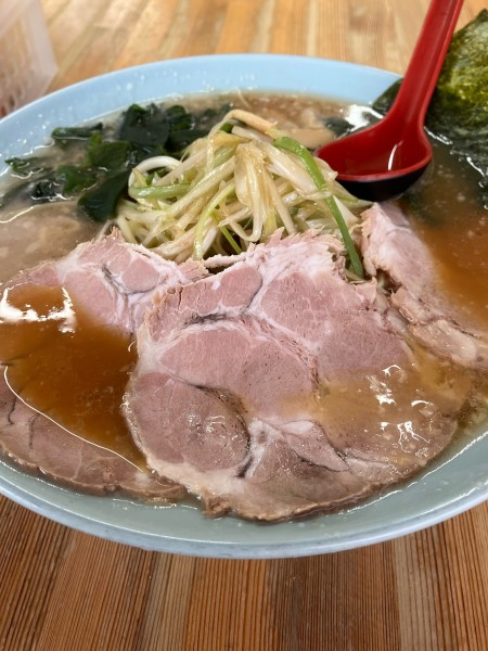 「朝ネギチャーシュー　中」@◯つばき食堂の写真