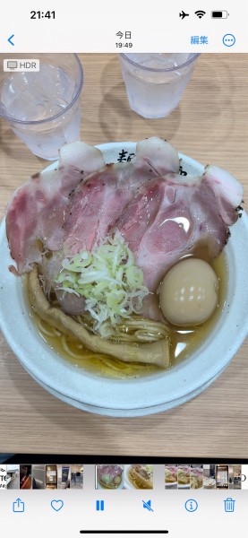 「貝出汁ラーメン淡竹」@麺屋 聖 久御山店の写真