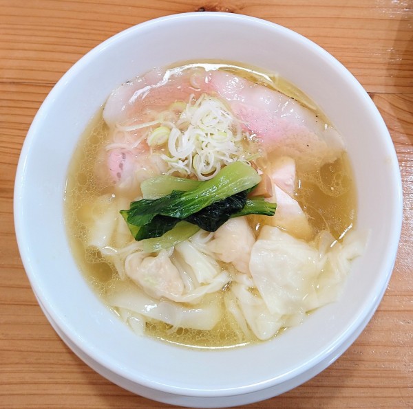 「塩わんたんそば＋春巻き(2本)【限定】」@中華 みず谷の写真