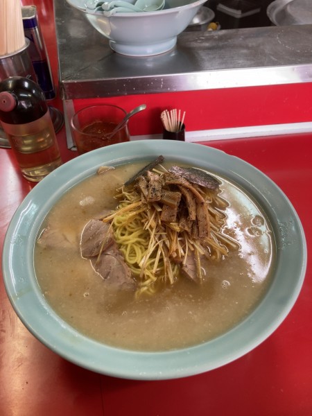 「中ネギチャーシューメン　1100円」@GOOD MORNING ラーメンショップの写真