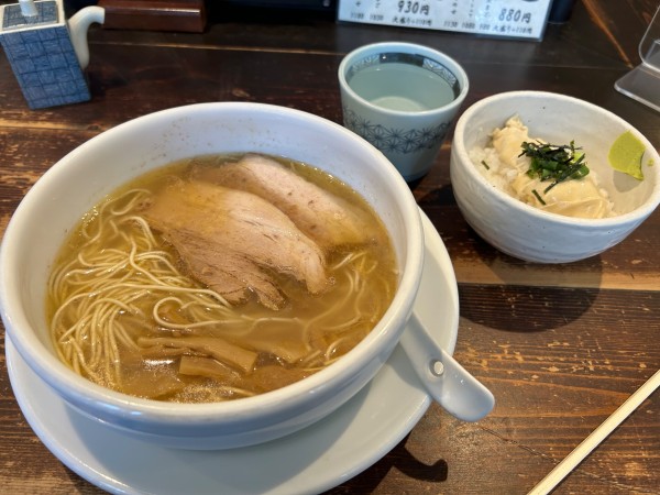 「塩＋湯葉ごはん」@徳川町 如水 本店の写真