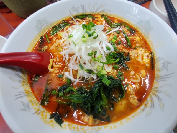 「ドラたんたんめん800円辛さドラゴン級」@らーめん ドラごんちの写真