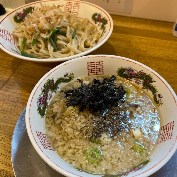 「背脂煮干もり中華 大あぶら」@背脂煮干中華そば 我武者羅 初台店の写真