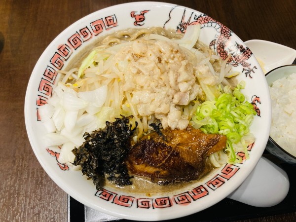 「【限定】濃厚にぼG＋RTライス」@心温食堂（神）の写真