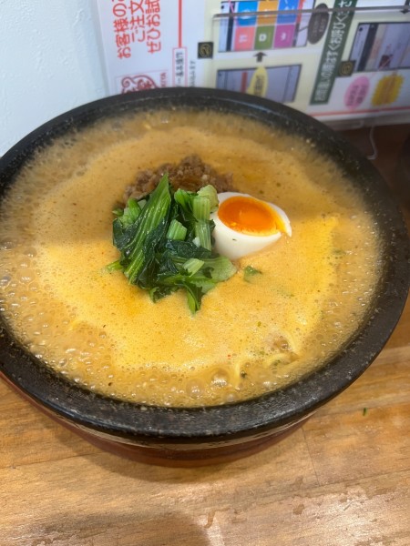 「石鍋坦々麺　麺2倍」@拉麺 暖気家の写真