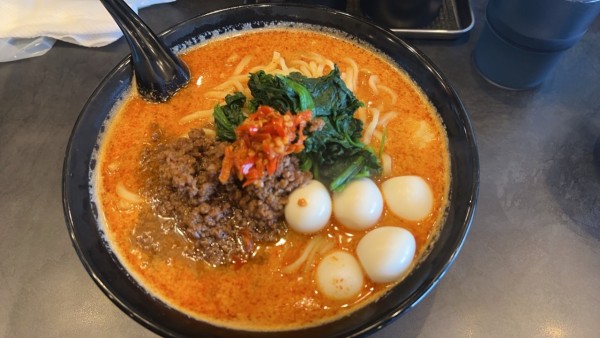 「坦々麺　ヘリテージ　麺大盛り」@地獄の担担麺 天竜 下荒田店の写真