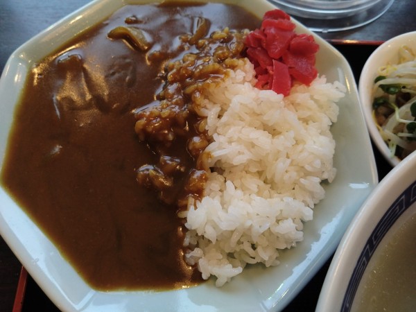 「塩ワンタンメン890円手打ち60円熟成豚カレーセット380円」@恵比寿の写真