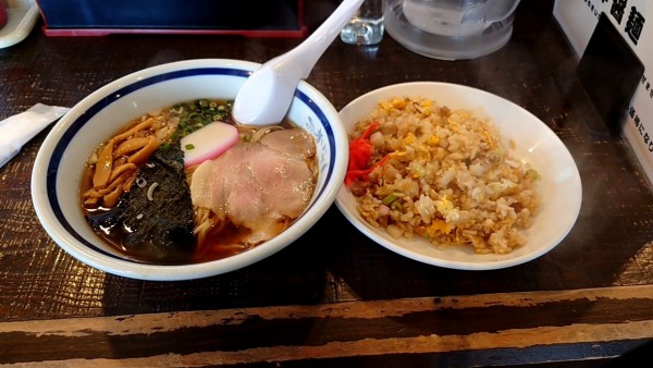 「ラーメン＋半チャ」@おかげさんの祭ばやしの写真