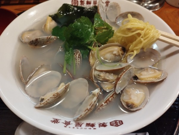 「＜春限定＞あさりらーめん(990)」@製麺屋食堂 新発田店の写真
