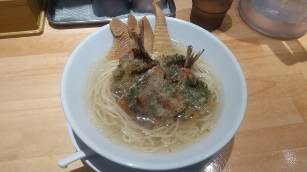 「境港産鰯梅天塩そば（限定）1200円」@麺家 たけ田の写真