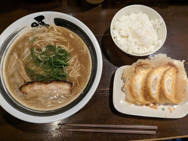 「ばり嗎白めし餃子ランチ（869円）」@ばり嗎 狭山ヶ丘店の写真