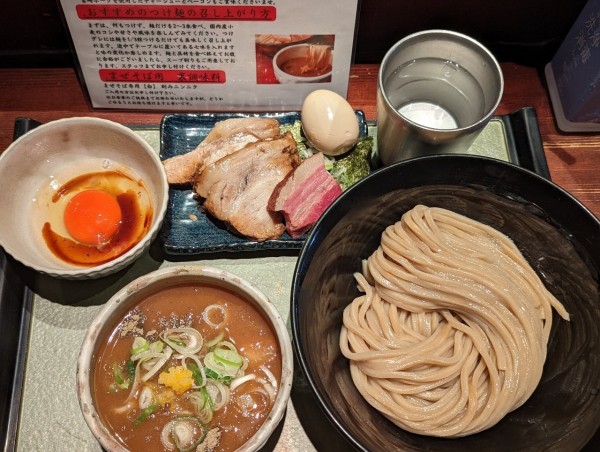 「特製つけ麺つけたま」@つけ麺 繁田の写真