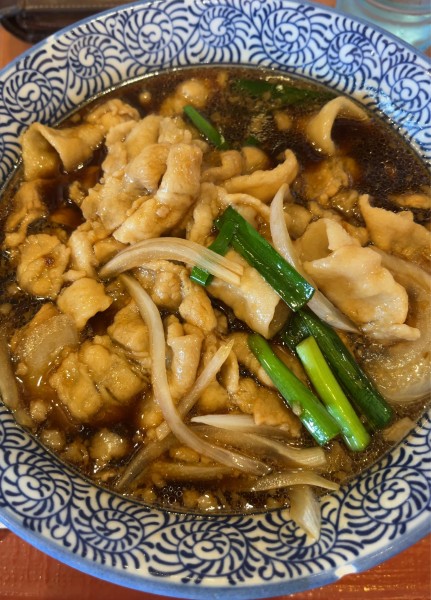 「肉そばブラック+肉ダブル」@唐麺や十兵衛 花園店の写真