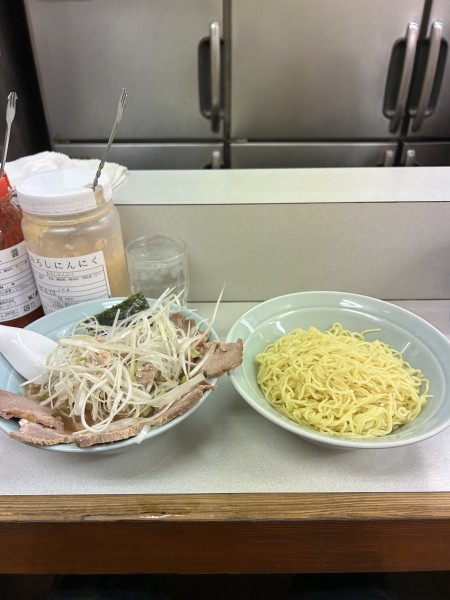 「ネギチャーシューつけ麺　中盛り」@ラーメンショップ大和 港南店の写真