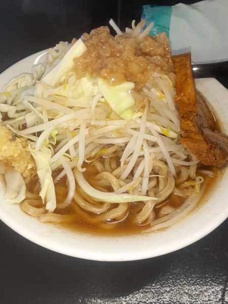 「小ラーメン400g(900円)、ニンニクアブラ」@豚仙人 小田急相模原店の写真