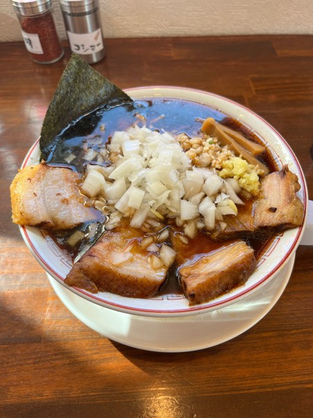 「チャーシューめん　半チャーハン」@柏 濃麺や 39名の写真