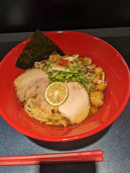 「限定ラーメン」@noodle art gallery Ryota Tezukaの写真