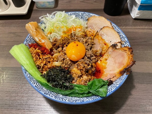 「【限定】坦々まぜそば」@狼煙 〜NOROSHI〜の写真