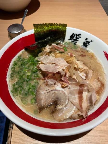 「魚介豚骨」@暖暮 博多中洲店の写真