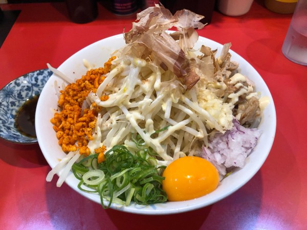 「まぜそば」@用心棒 市ヶ谷飯田橋の写真