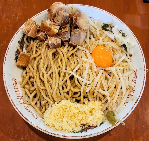 「豚まぜ大盛300g」@つけめん・豚そば 活龍 牛久店の写真