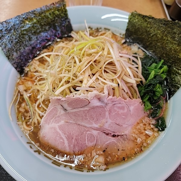 「ネギ七味お酢ラーメン」@ラーメンショップ椿 稲城店の写真