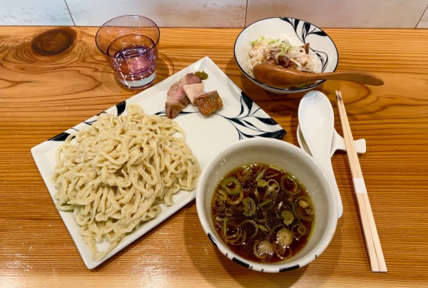 「つけめん & 肉ごはん」@らーめん かねかつの写真