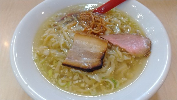 「喜多方塩ラーメン・中盛(¥920)」@食堂 七彩の写真