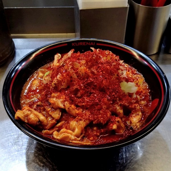 「鬼紅らーめん」@麺創研 紅 国分寺の写真